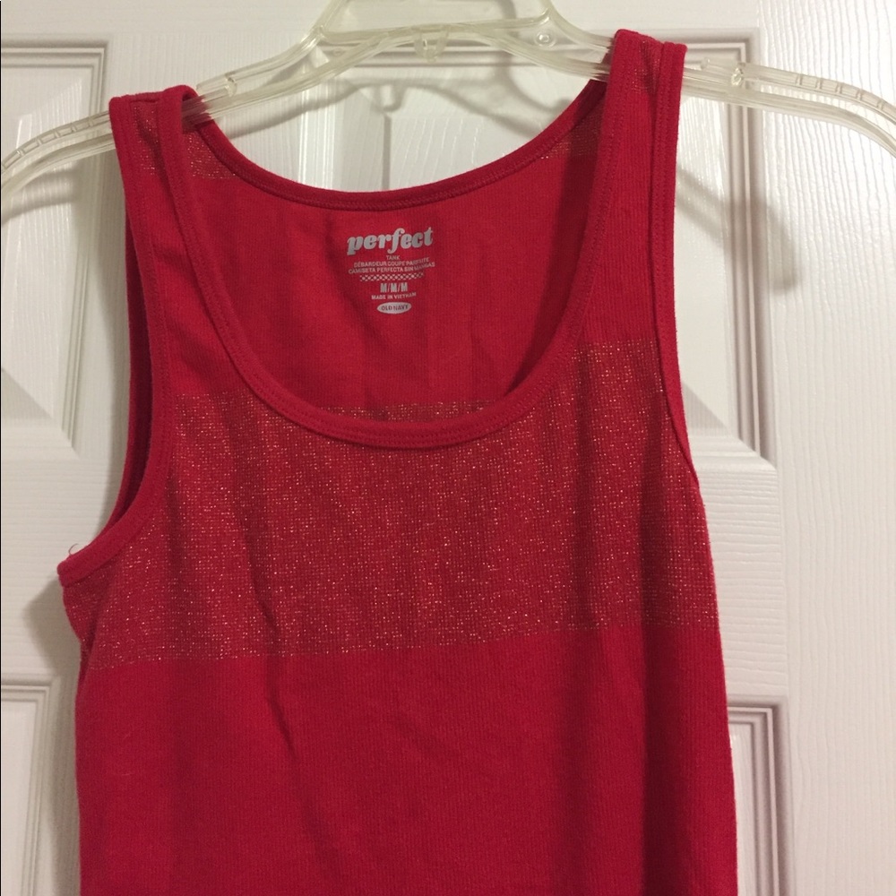 Sparkly red tank!
