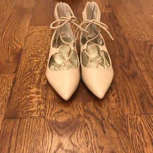 Saks Fifth Avenue Almost Nude Flats