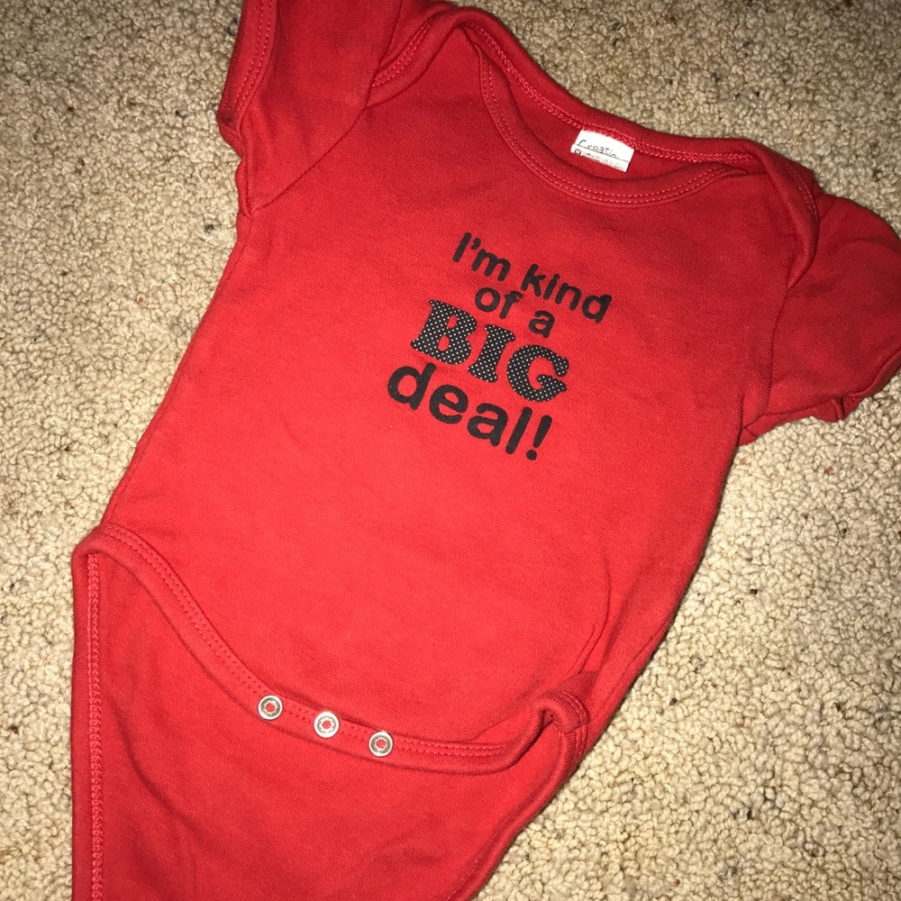 Baby Message Tee Onesie