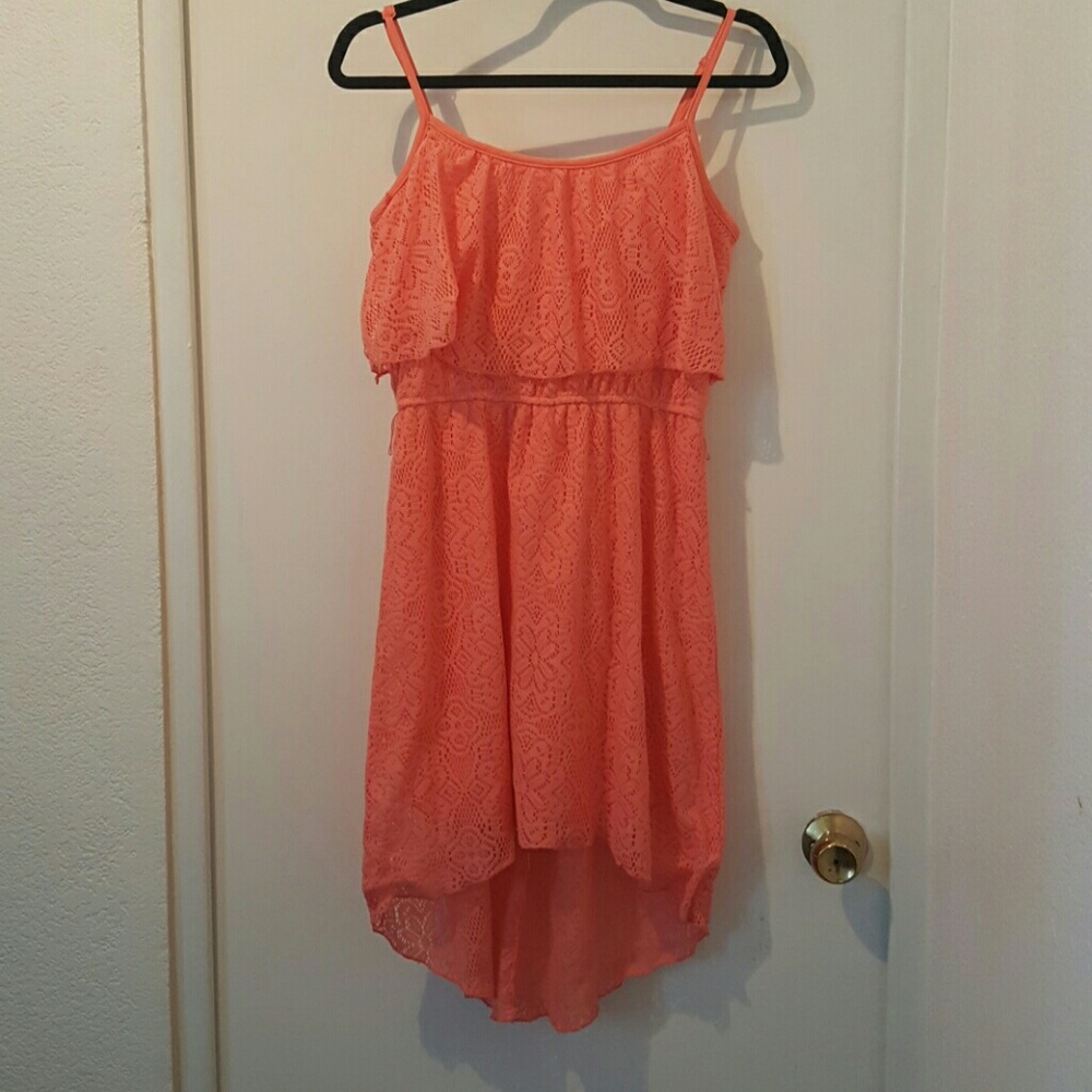 Coral dress