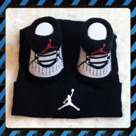 jordan baby hat and socks