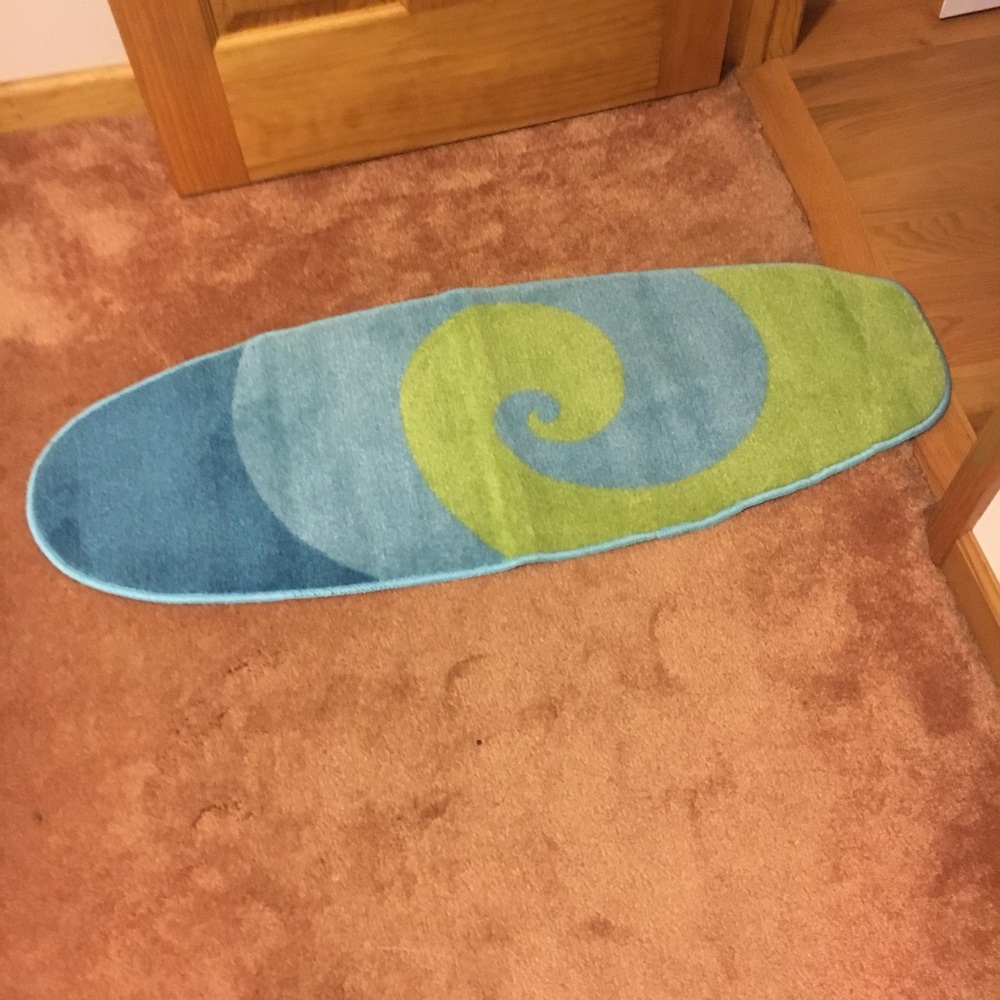 Surf board rug