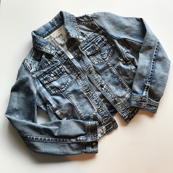 Modcloth Jackets & Blazers - Price Firm! Others Follow Distressed Jean Jacket