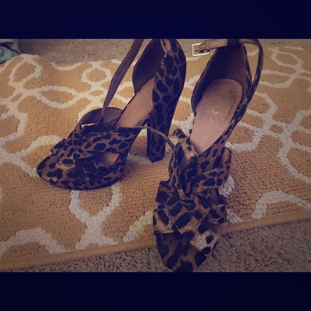 Cheetah platform heels