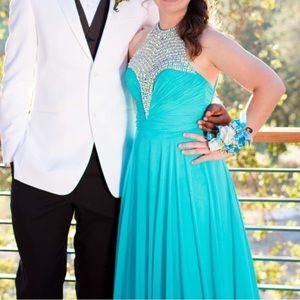 Beautiful Turquoise Prom Dress
