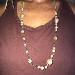 J. Crew Jewelry - J.Crew pink pearl necklace J. Crew Jewelry - J.Crew pink pearl necklace