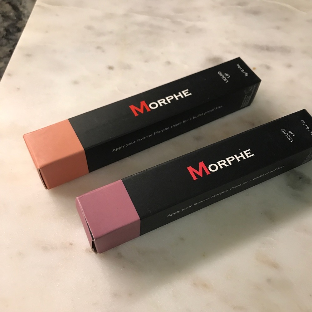 Morphe liquid lipstick bundle  "brunch" & "virgin"