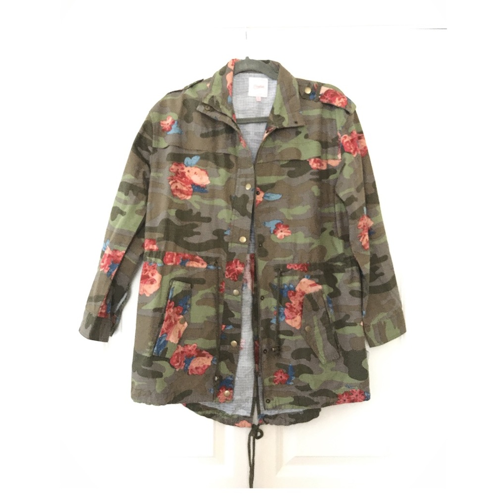 Floral Military Jacket