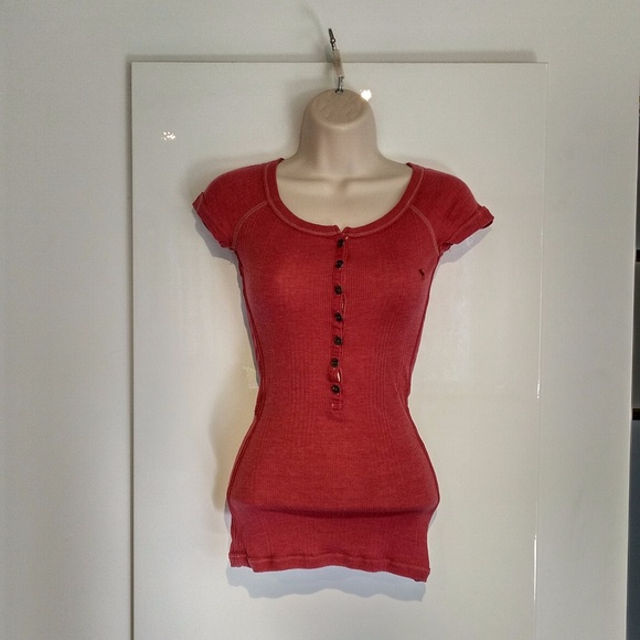 Set of 2 Button-Up Shirts Red/Gray S|XS - Picture 2 of 8