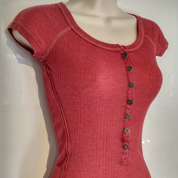 Set of 2 Button-Up Shirts Red/Gray S|XS - Picture 5 of 8