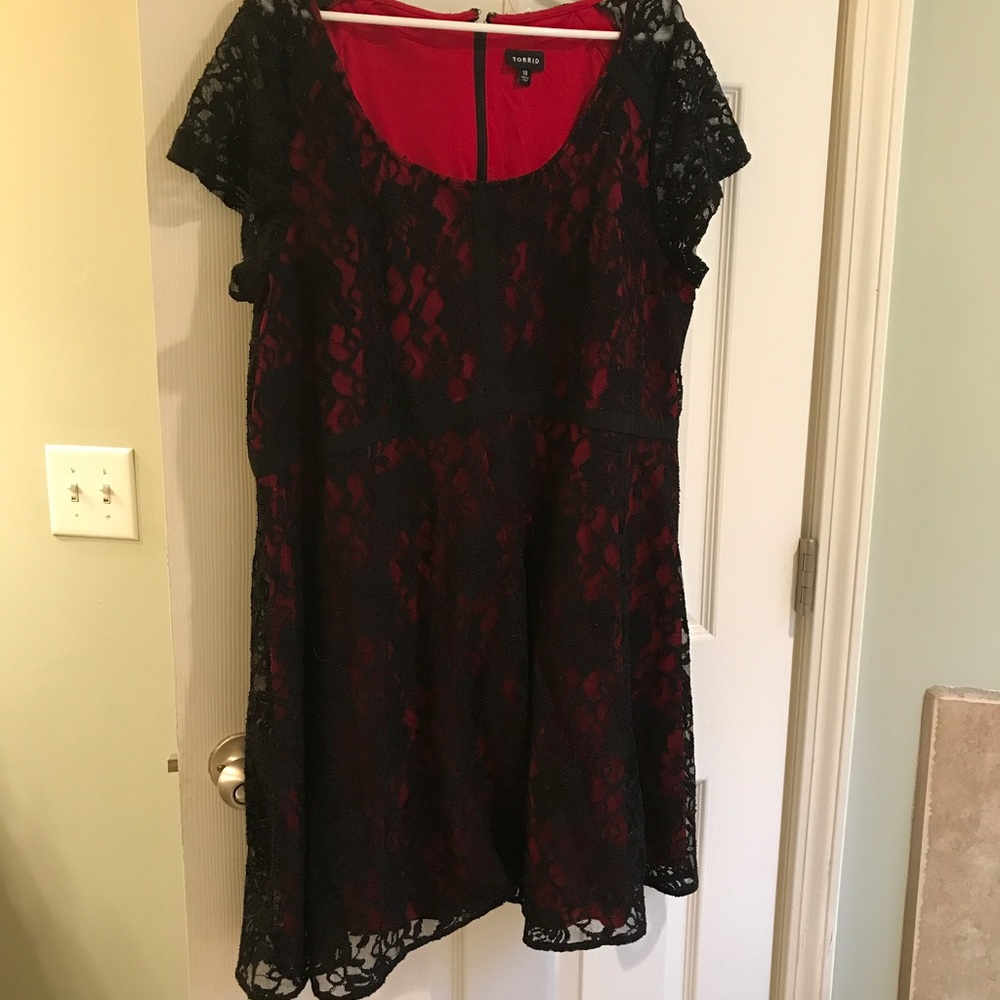 Torrid knee length size 18 dress