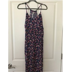 Floral Maxi Dress with Side Slit