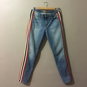 Unique Joe's Jeans w/ Red, White & Blue Piping