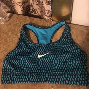 Black and Blue Sports Bra