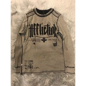 Mens Affliction Long Sleeve Shirt