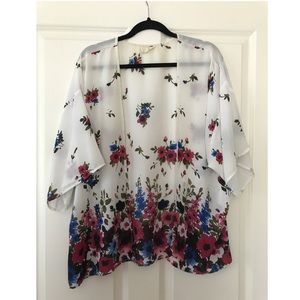 Floral Kimono Top