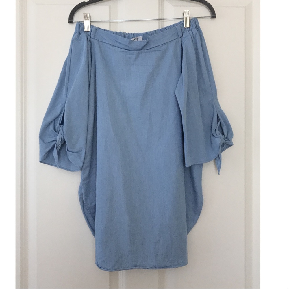 Cold-Shoulder Bridgette Bardot Style Top