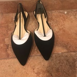 Black Suede Ivanka Trump Flats