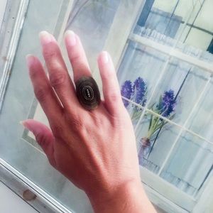 EXPRESS Antique Gold Tone Ring, Size 7