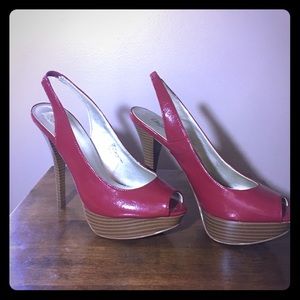 Red Slingback Sexy Pumps Red Slingback Sexy Pumps
