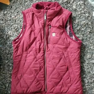 Carhartt quilted vest small. NWOT.