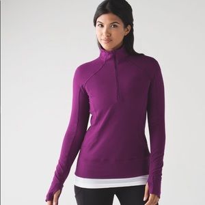 Lululemon Rush Hour 1/2 zip Chilled Grape (4)