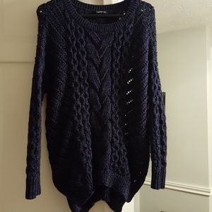 Express oversized cable knit sweater size small