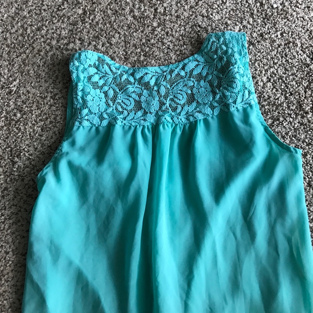 Turquoise top - Picture 3 of 4