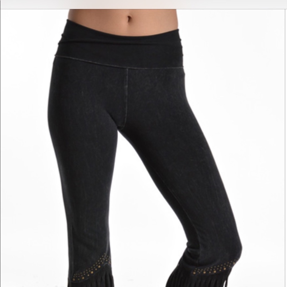 NWT Mineral Fringe Washed Pants - Picture 3 of 5