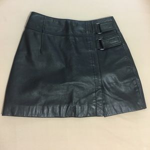 Vintage Wilson's Leather Mini Skirt - 6