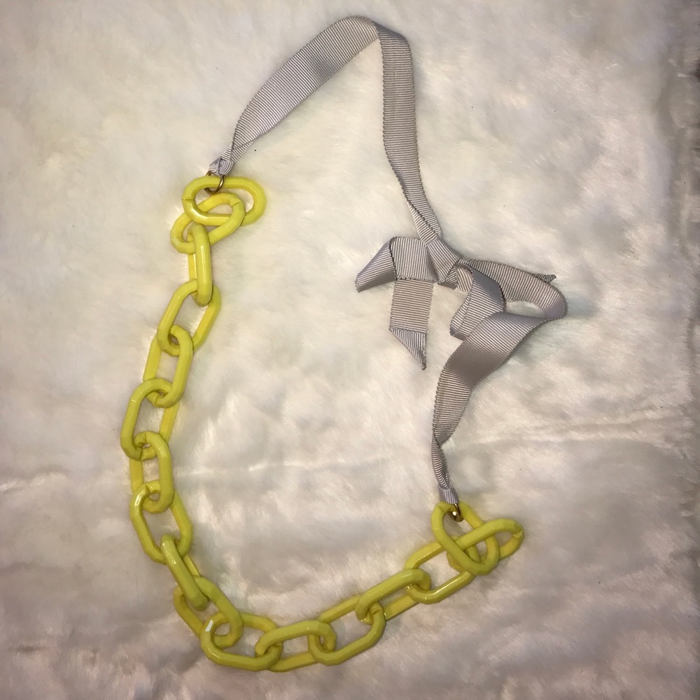 Jcrew neon long necklace