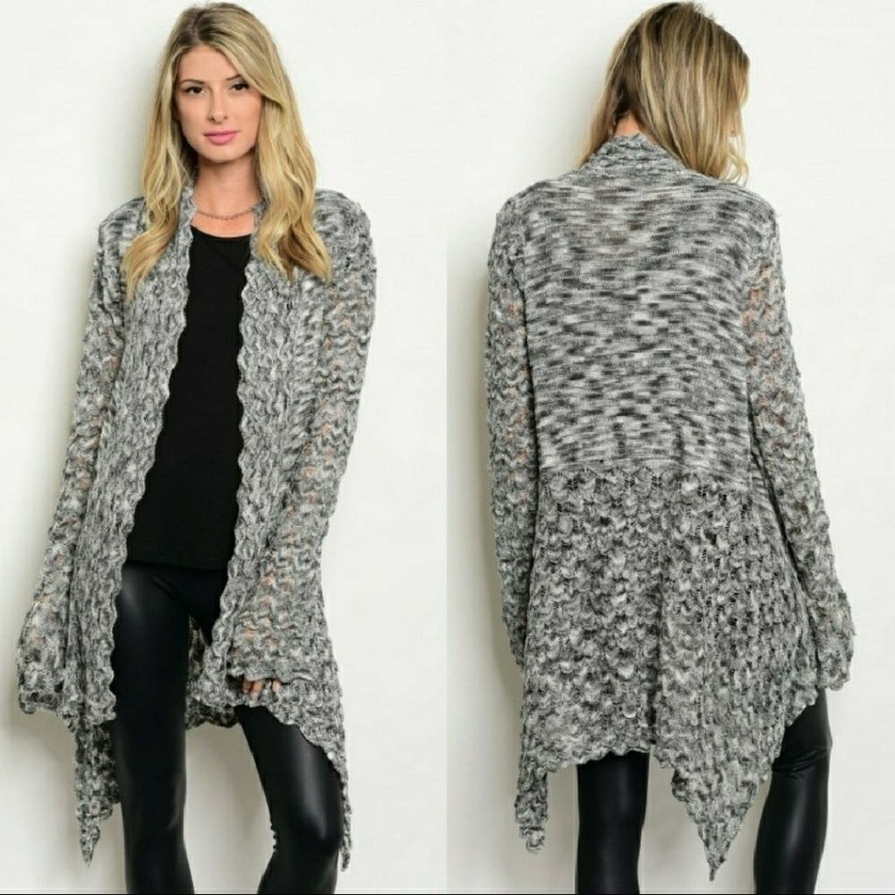 Marble Knit Cardigan