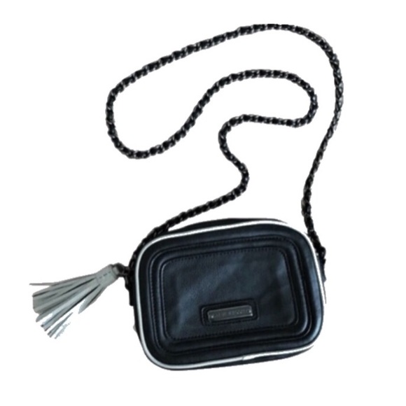 Steve Madden Handbags - STEVE MADDEN TASSLE STUDDED LEATHER CROSSBODY
