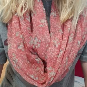LOFT floral infinity scarf