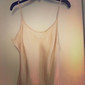 Gold satin camisole. Size M.