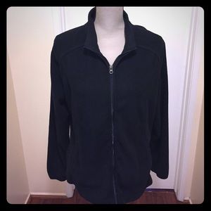 EUC Merona Large Black Fleece Jacket