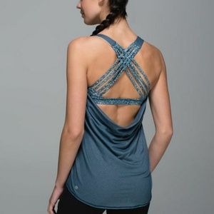 Lululemon Athletica Blue Wild Tank