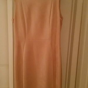 Calvin Klein faux suede sheath dress