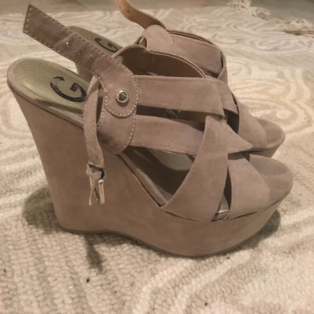G by Guess Suede Platforms