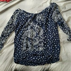 3/4 sleeve blouse
