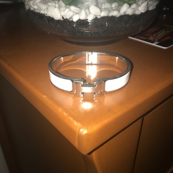 Hermes Jewelry - Hermes Bracelet White Small Authentic No Box