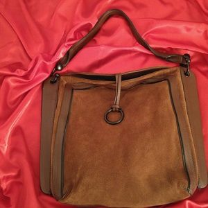Leather and Suede Purse