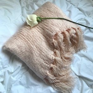 Plush Baby Pink Scarf!