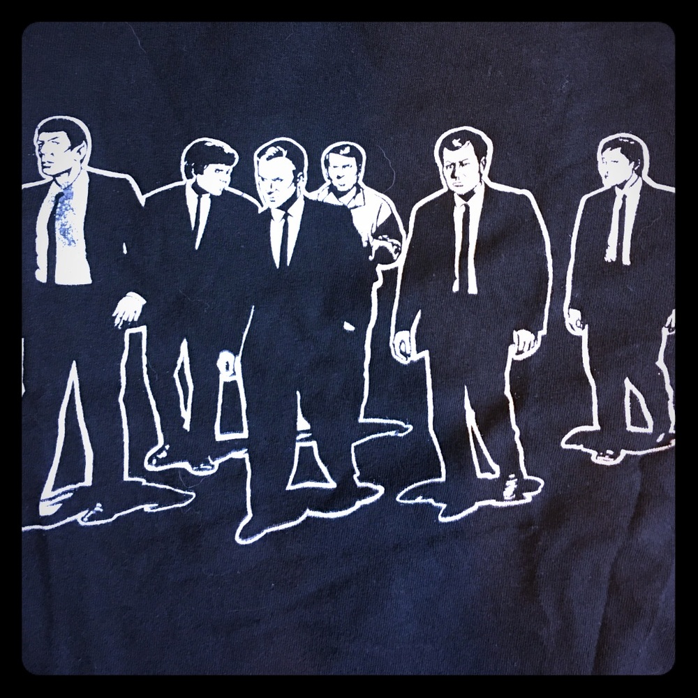 Star Trek TOS x Reservoir  Dogs TSHIRT SIZE MED