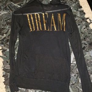 Light weight black hoodie