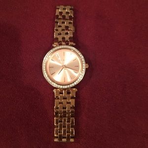 USED Michael Kors Rose Gold Watch