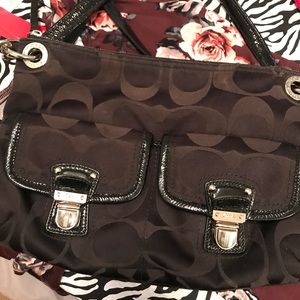 Black coach crossbody