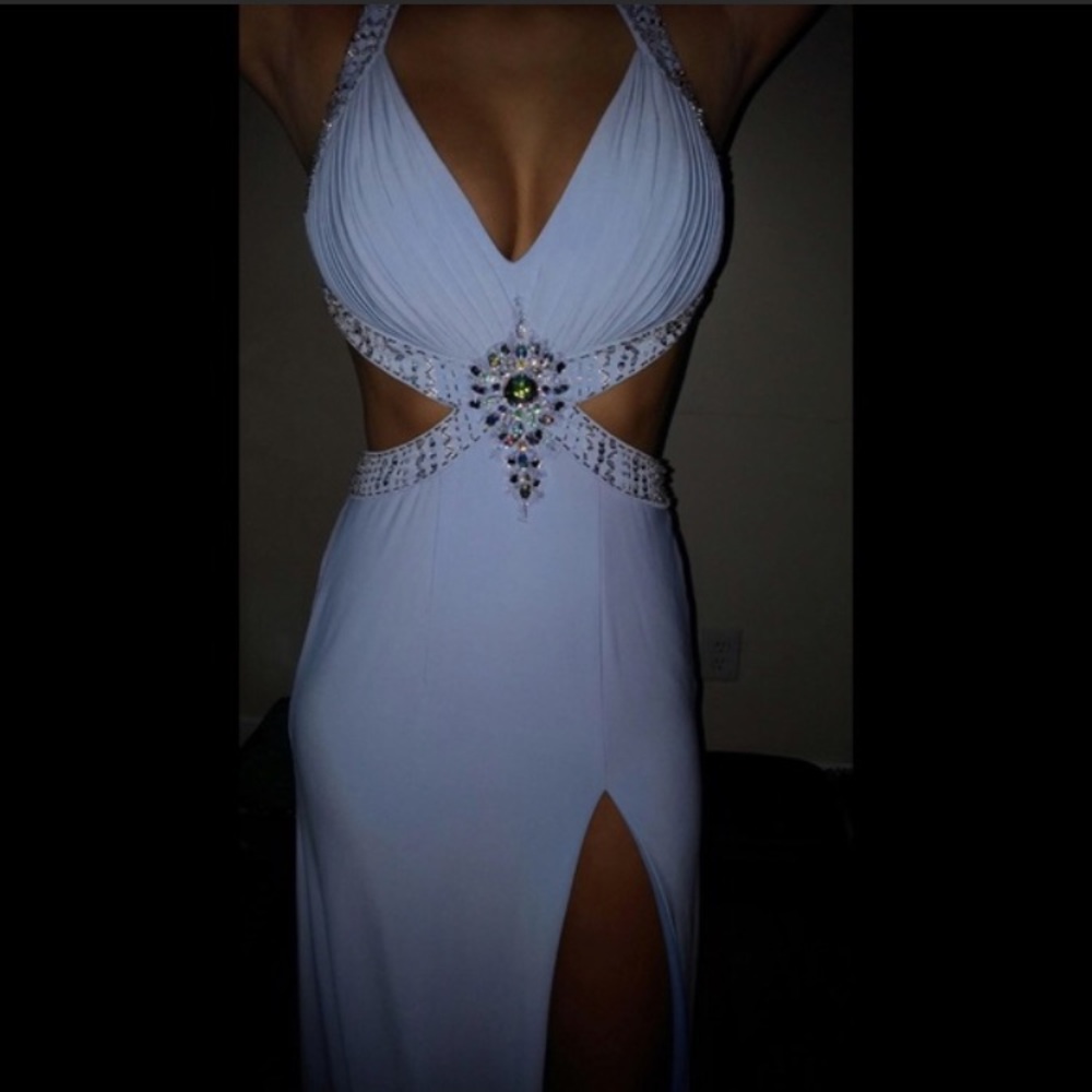 *SOLD* baby blue prom/homecoming dress!