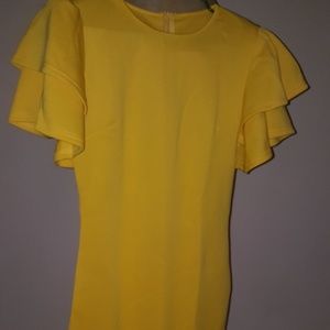 Bodycon Yellow Dress