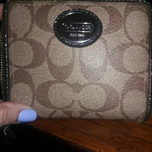 Authentic coach wallet